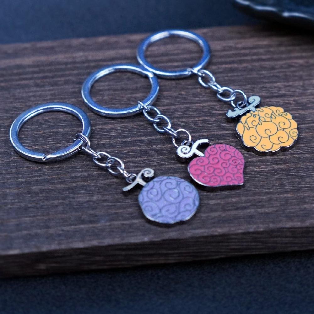 One Piece Devil Fruit Keychain
