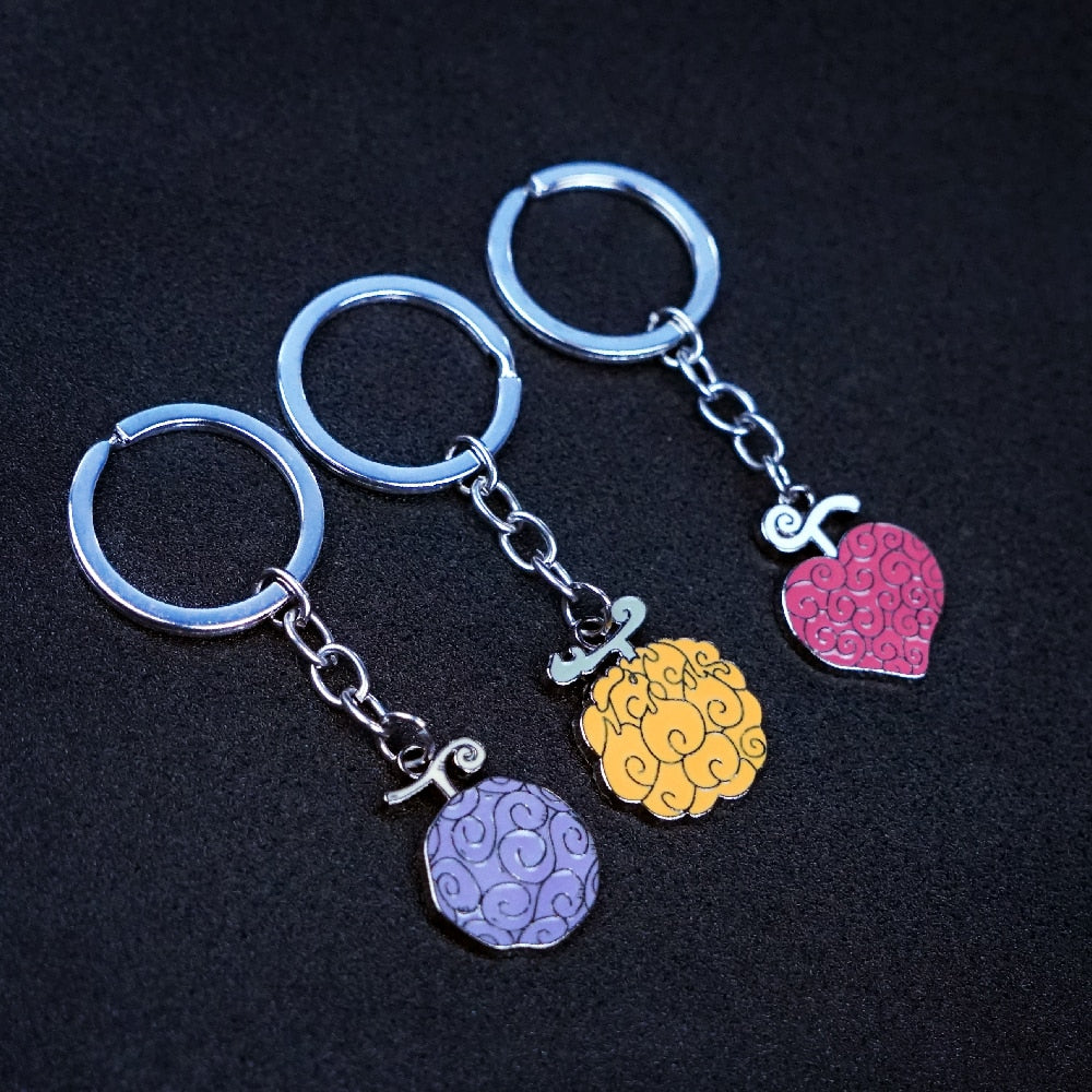 One Piece Devil Fruit Keychain