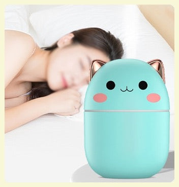 Cute Mini Kawaii Air Purifier Humidifier w/LED Light Cool Mist For Bedroom Home Car Kids Plants