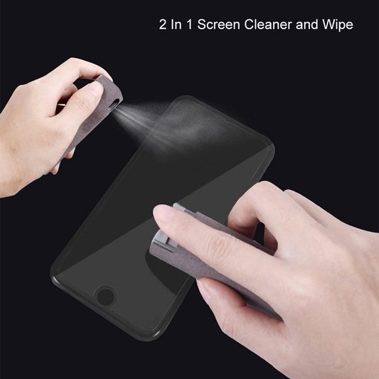 Phone Screen Cleaner Spray Dust Removal Microfiber Cloth Cleaning Set