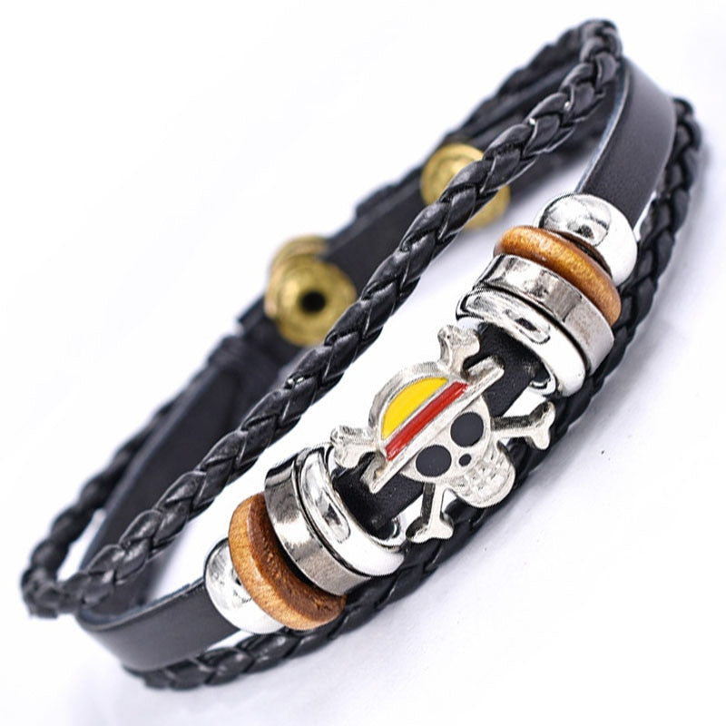 One Piece Bracelet Anime Skull Punk