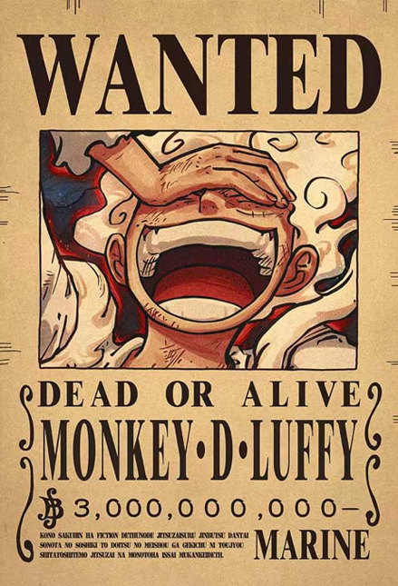 One Piece: Emperor Of The Sea, Luffy, and his crews, Wanted Posters, Bounties After Wano Arc Battle